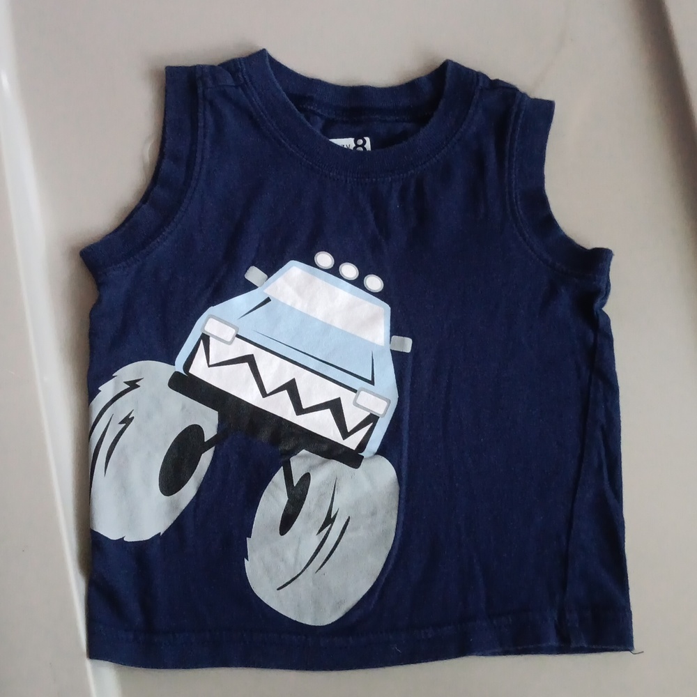 Crazy 8 monster truck graphic tank top